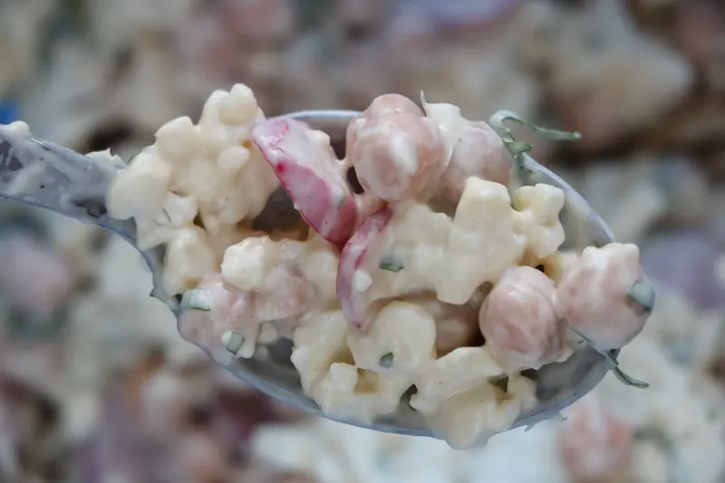 Salade chou-fleur et pois chiche