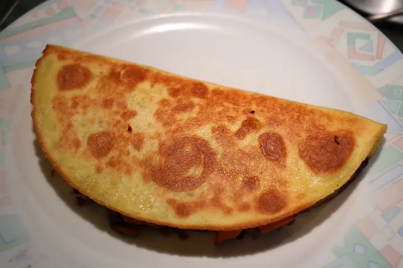 Tortillas au potimarron et haricots rouges