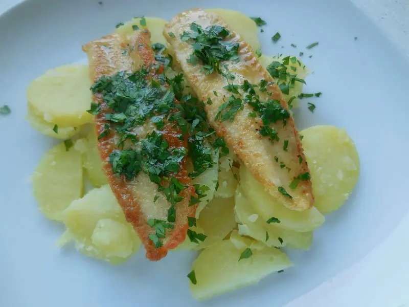 Filets de sole meunière