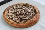 Tarte fine aux champignons