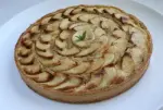 Tarte sablée pommes-amandes