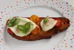 Bruschetta et mozzarella