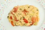 Risotto aux courgettes et tomates cerises