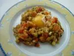 Petite ratatouille à l'oeuf cassé