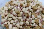 Salade tiède de haricots blancs