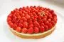 Tarte bretonne fraises et verveine