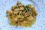 Sauté de poulet et champignons au curcuma