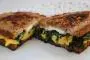 Grilled cheese oeuf et épinards