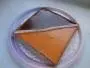 Tarte bicolore chocolat-orange